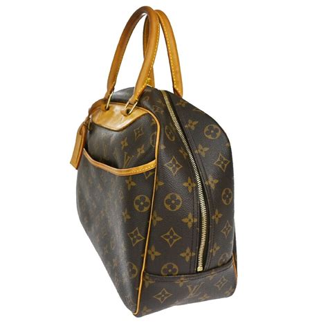 Louis Vuitton Monogram Deauville Hand Bag Brown M47270